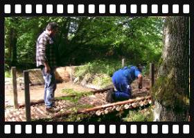 Bilder vom Brückenbau 2010